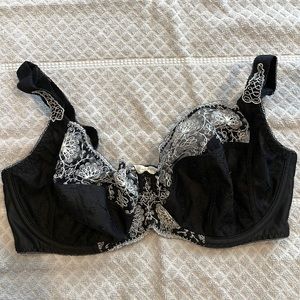 FANTASIE Elodie Underwire Full Coverage Side Support Bra 2182 Black 32E